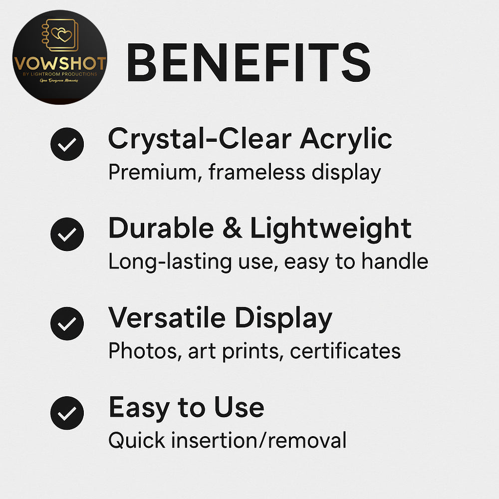6X8 Acrylic Photo Frame