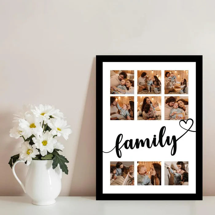 Family Photo Collage Frame – 8x12 inches
