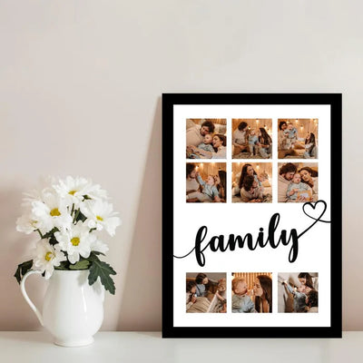 Family Photo Collage Frame – 8x12 inches