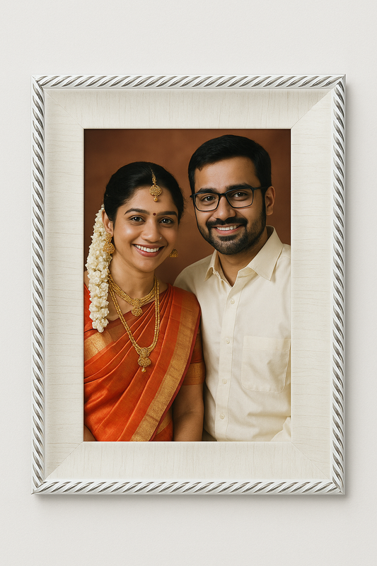 Ivory Twist Elegance Frame(Incl Photo Printing)