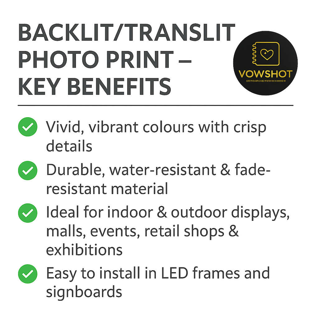 Backlit/Translit Photo Print(for led & Sign)