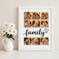 Family Photo Collage Frame – 8x12 inches