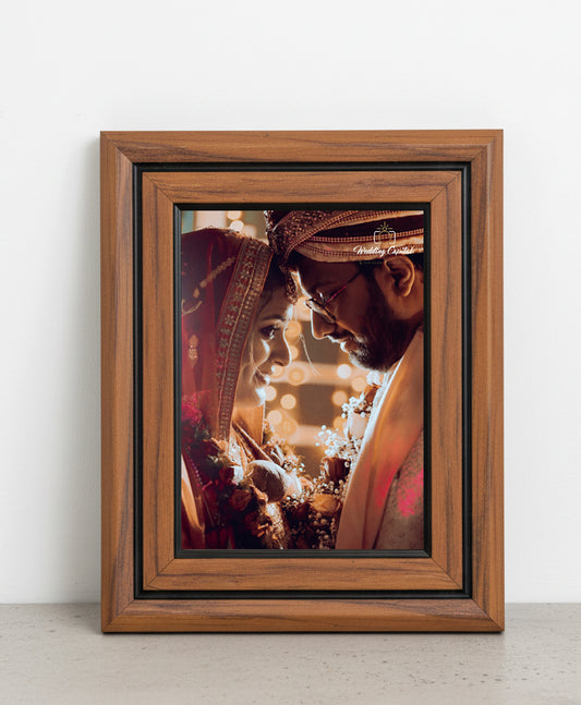 Dual Tone Wood Photo Frame(Incl Photo Print)