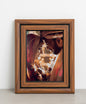 Dual Tone Wood Photo Frame(Incl Photo Print)