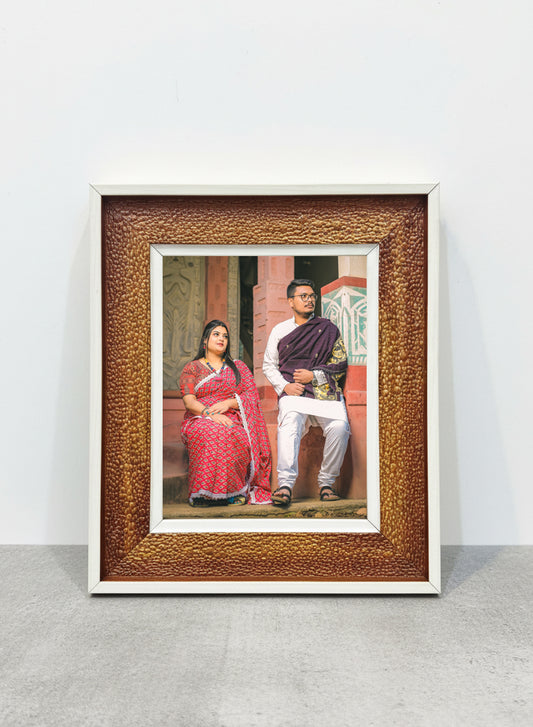 Textured Copper Photo Frame(Incl Photo Print)