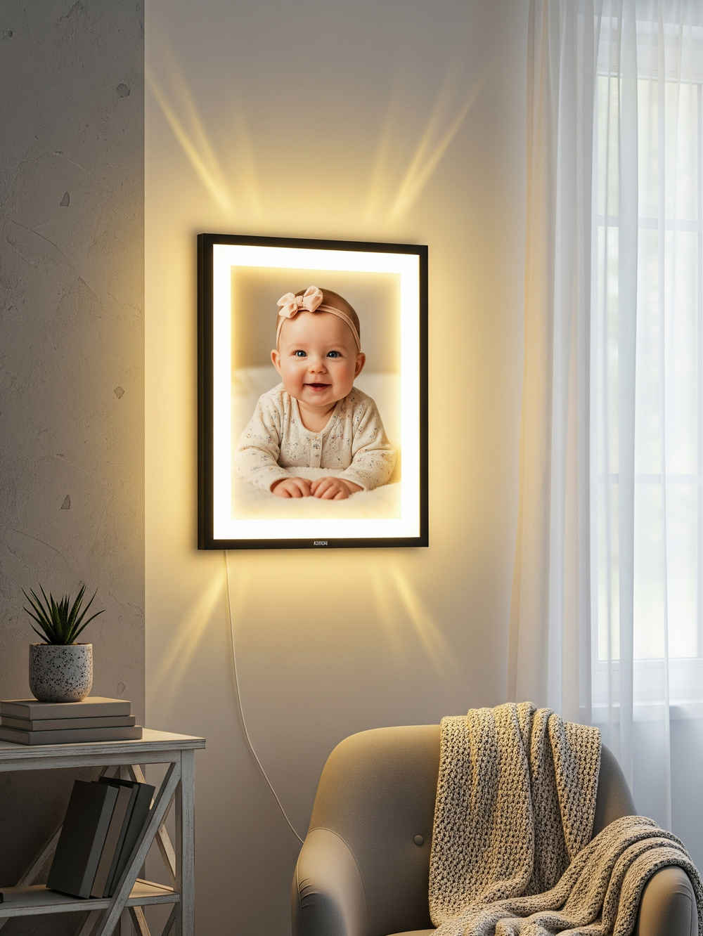 18X24 LED Photo Frame(Incl Photo Print)