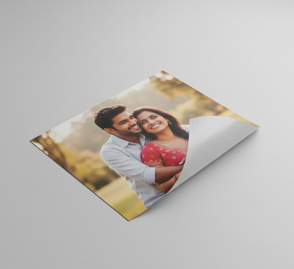 Matt Vinyle Photo Print(Self Adhesive )