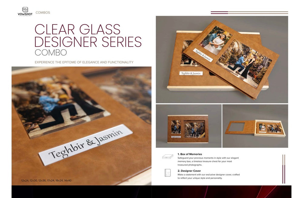 CLEAR GLASS DESIGNER SERIES COMBO