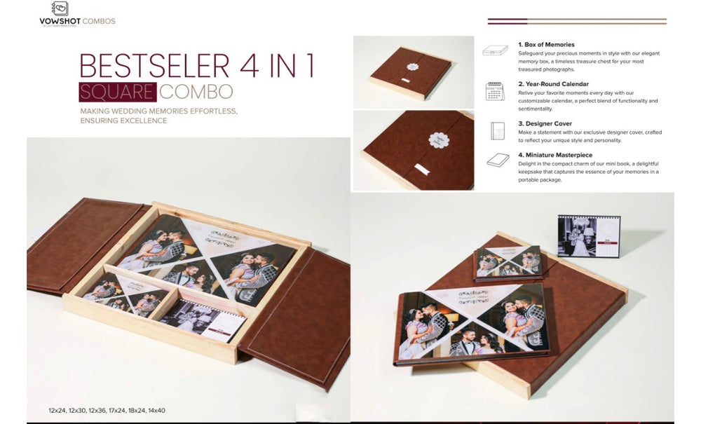 Bestseller 4 in 1 Square Combo