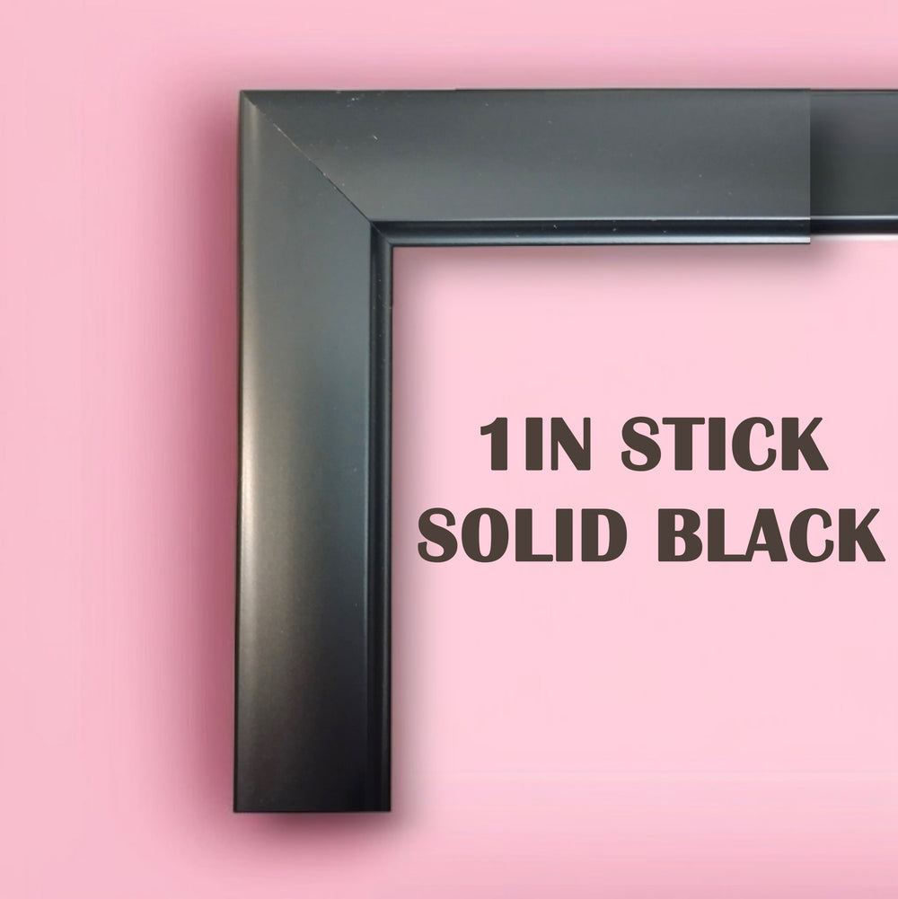 Premium Black Border Photo Frame Wall Set(Incl Photo Print)