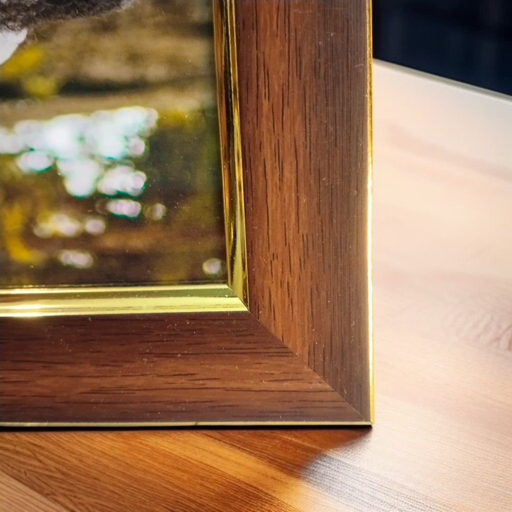 Personalized premium-quality wooden frames Wall Set(Incl Photo Print)