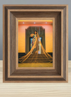 Rustic Dual-Tone Wood frame(Incl Photo Print)