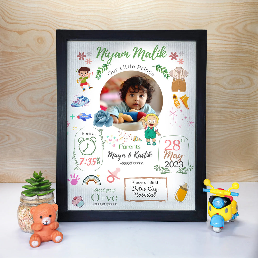 Baby Birth Frame – 8x12 inches