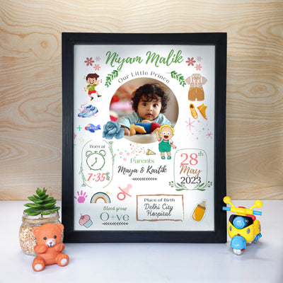 Baby Birth Frame – 8x12 inches